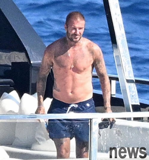 Beckham s family is on a luxury yacht on vacation, and Beckham was photographed interacting with Victoria intimately